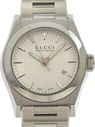 Gucci Pre-owned Watches, female, Gray, Size: ONE SIZE Pre-owned Vintage Stainless Steel Watch