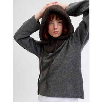 Jack & Jones balaclava JXKATHERINE donkerbruin