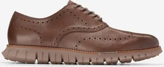 Cole Haan Mens Zerøgrand Remastered Wingtip Oxford Shoes - Brown Size 10.5