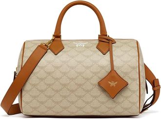 MCM Handbags - Dames - Handtassen - Beige - ONE Size - Su&egrave;de - Tassen
