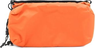 Maison Kitsun&eacute; logo messenger bag - unisex - Polyester - OS - Orange