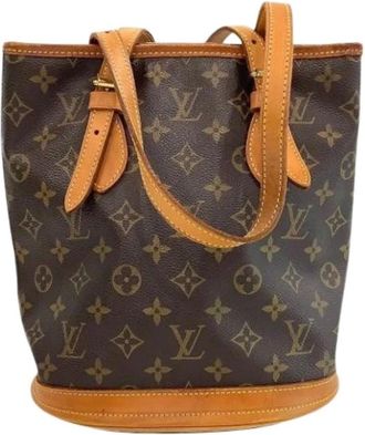 Louis Vuitton Pre-owned Bucket Bags, female, Brown, Size: ONE SIZE Pre-owned Vintage Bucket Bag