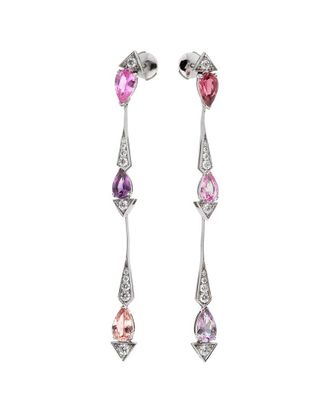 Dior 18K 6.50 ct. tw. Diamond & Gemstone Drop Earrings (Authentic Pre-Loved)