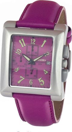 Chronotech Leather Mens Watch