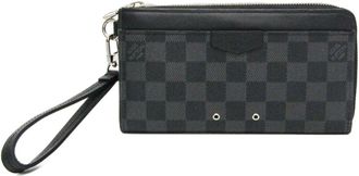 Louis Vuitton Damier Graphite Black Damier Graphite Long Wallet (Bi-Fold) (Pre-Owned)