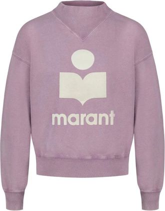 Isabel Marant Moby Sweatshirt - female - Isabel Marant - Sweatshirts - Purple - 2XS - Sweatshirts & Hoodies