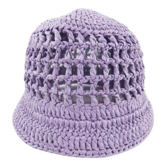 Prada Pre-owned Accessories, male, Purple, Size: ONE SIZE Pre-owned 1Hc137 2A2T Hat