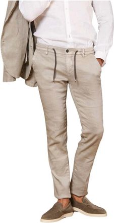 Mason's Heren, Broeken, Beige, Maat: 2XL Katoen