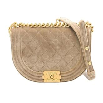 Chanel Pre-owned Vintage Schoudertas - Dames - Pre-owned - Beige - Maat: ONE Size