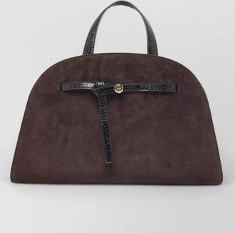 Tory Burch romy suede top handle bag