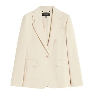 Max Mara Blazers, female, Beige, Size: M Lamine Blazer