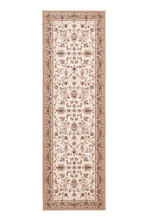 THEKO Alfombra de lana tejida a m&aacute;quina - beige - 80x250 cm