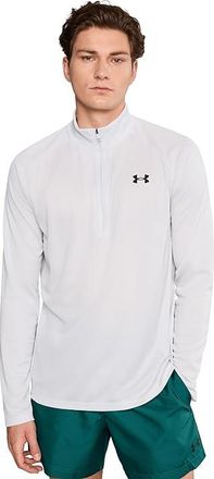 Under Armour Tech Textured 1/2 Zip Mens Sweatshirt Distant Gray/Black : 2XL, Polyester