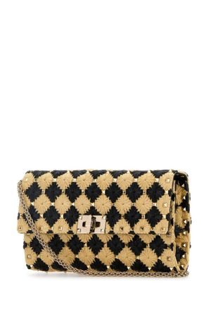 Valentino Garavani 6w2b0137qun Ex9 Naturalenero Borse A Mano Bag