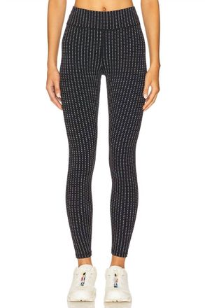 The Upside Zenith Midi Pant In Pinstripe