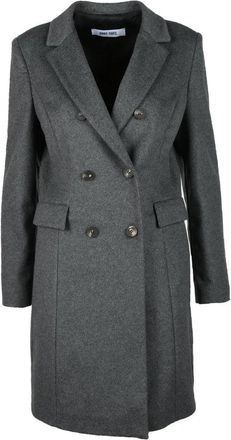 ANNIE PARIS Wool and Cashmere Coat - Grey