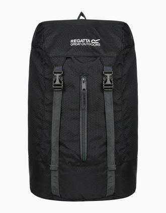 Regatta Mens Regatta Great Outdoors Easypack Packaway Rucksack/Backpack (25 Litres) - Black - Size: ONE size