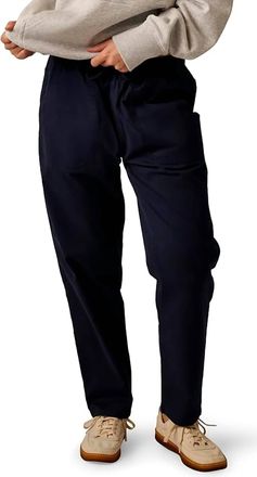 Carve Designs Zoe Twill Trousers Pant In Dark Sapphire