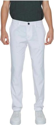 A|X Armani Exchange Witte Trendy Broek - Heren - Slim Fit Broeken - Wit - W33 - Broeken