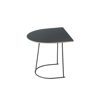 MUUTO Airy Coffee Table, Half Size, schwarz