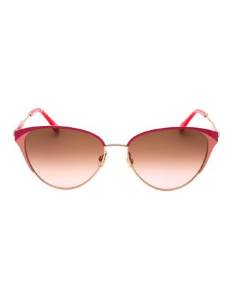 Kate Spade New York Womens Kate Spade Alianna/G/S Brown Pink SF Lens Rose Gold Sunglasses - Size: ONE size