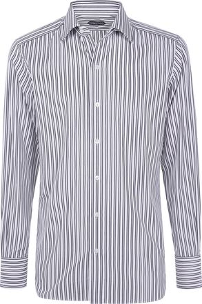 Tom Ford Shirt Slim Fit Alternate Stripe