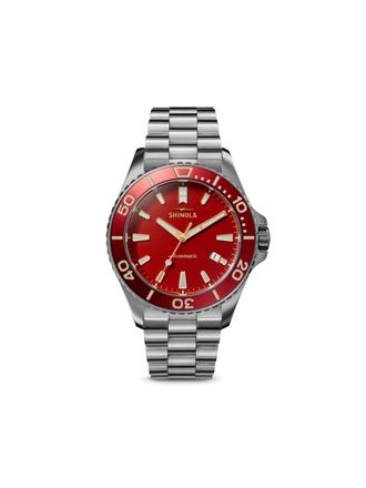 Shinola Monster 43 mm horloge - Rood