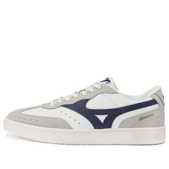 Mizuno Court Lite Cozy Minimalistic Skateboarding Shoes Unisex Gray White Blue D1GH222702