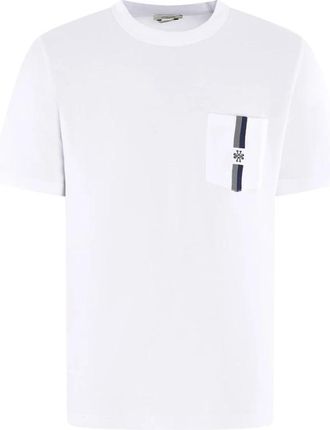 Jacob Cohen T-Shirt Girocollo Costina - Heren - T-shirts - Wit - XL - Katoen - Tops