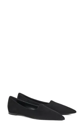 AGL Fergy Loafer in Black Velour at Nordstrom Rack, Size 8.5Us / 38.5Eu