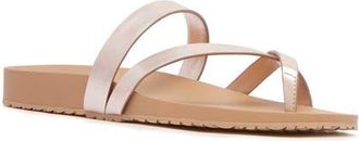 FRANKiE4 Isla Waterproof Toe Loop Sandal in Rose Gold at Nordstrom, Size 7.5