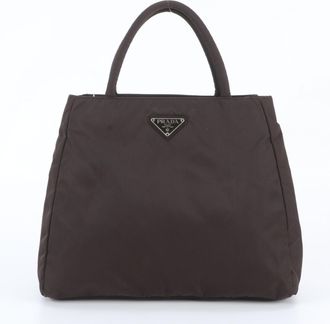 Prada Brown Handbag Shoulder Bag Tote Bag (Pre-Owned)