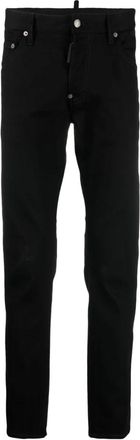 Dsquared2 Zwarte slim skater jeans - Heren - Slim Fit Jeans - Zwart - XL - Katoen - Jeans