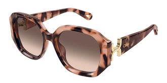 Chlo&eacute; CH0236S Asian Fit 005 Womens Sunglasses Tortoiseshell Size 56