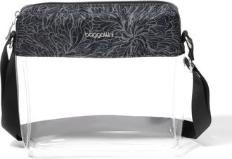 Baggallini Womens Clear Stadium Crossbody Bag