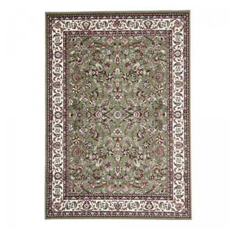 Un amour de tapis Alfombra oriental 120 x 170 cm, verde oriental, patr&oacute;n ancestral