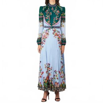 Saloni Jacqui B Dress In Saffier