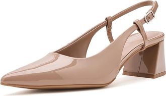 Calvin Klein Susie Womens Shoes Light Natural Patent : 6.5 M, Synthetic