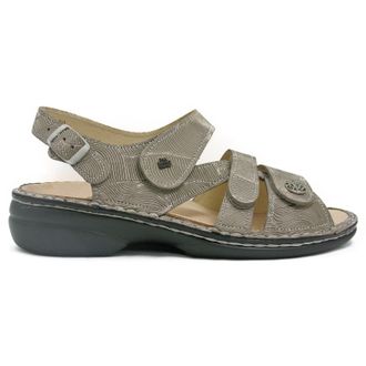 Finn Comfort Gomera Leather Synthetic Womens Hook and loop Sandals - Sand - Size:UK 5