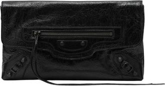 Balenciaga Le City Clutch - Dames - Clutches - Zwart - ONE Size - Katoen - Tassen