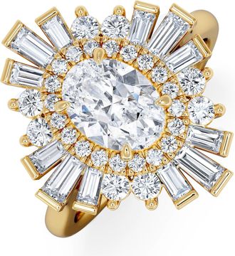 The Diamond Store The Radiance Lab Diamond Ring 2.00ct H/SI SetI in 9K Gold