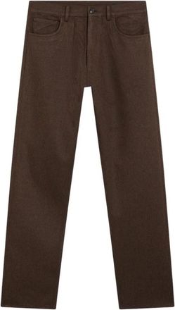 Prada Rechte broek - Heren - Straight fit broeken - Bruin - L - Broeken