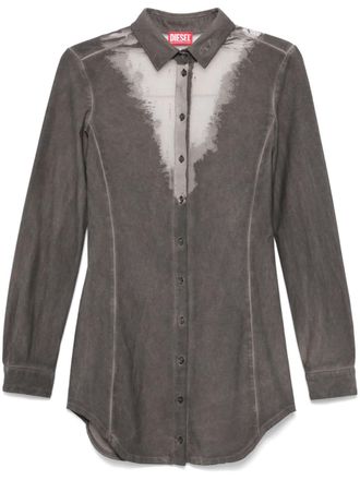 Diesel Mini-blousejurk - Grijs