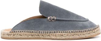 Scarosso suede jute-sole espadrilles - men - Calf Leather/Calf Suede/Rubber/Jute - 42 - Grey