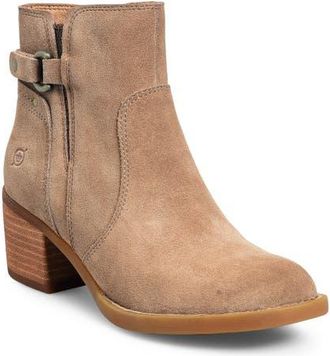 B&oslash;rn Reis Bootie in Taupe Suede at Nordstrom, Size 6.5