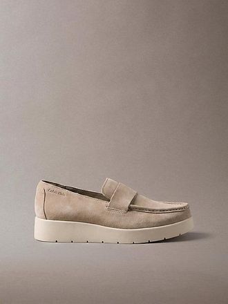 Calvin Klein Mocasines H&iacute;bridos Con Puntera De Ante