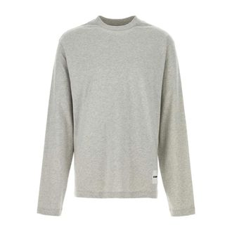 Jil Sander Long Sleeve Tops, male, Gray, Size: S Long Sleeve T-Shirt - 3 Pack