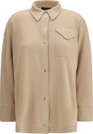 Fabiana Filippi Womens Knit Shirt Wool Beech Fleece