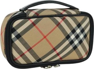 Burberry Pre-owned Bags, female, Beige, Size: ONE SIZE Pre-owned Pouch