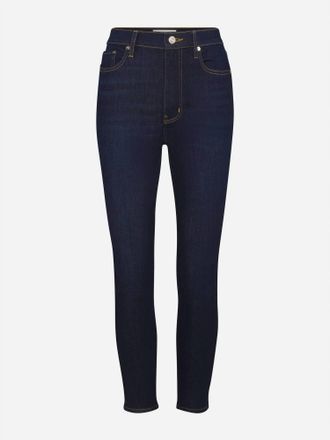 Frame Denim Womens Le High Skinny Crop Jean In Denim